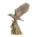 Eagle Statue Animal Figurine Sculpture Figurines Brass Feng Shui Figure Bald Desktop Hawk Bird Gifts Decor Retro Garden