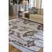 Mark&Day Area Rugs 9x13 Clinch Modern Dark Brown Area Rug (9 x 13 )