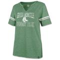 Women's '47 Green Boston Red Sox Monster Homefield Match Stripe T-Shirt