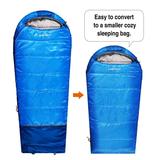 Kids Mummy Sleeping Bag for Camping, 3 Season Cold Weather Sleeping Bag Fit Boys,Girls & Teens