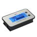 moobody IPX7 Battery Capacity Monitor DC 7-100V Battery Percentage Voltage Tester 24V 36V 48V LCD Display Car Vehicle Marine RV Battery Power Indicator Panel