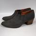 Madewell Shoes | Madewell Erin Leather Ankle Booties Western Gray | Color: Gray | Size: 9.5