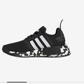 Adidas Shoes | Adidas Originals Nmd R1 Casual Shoes (Boys) | Color: Black/White | Size: 11b