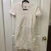 Michael Kors Dresses | Mk Michael Kors White Cotton Tennis Jumper With Hood | Color: White | Size: Xs