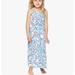 Lilly Pulitzer Dresses | Lilly Pulitzer Little Mills Maxi Dress Spa Blue Pattern Girls Size Xl 12-14 | Color: Blue/White | Size: Xlg