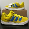 Adidas Shoes | Adidas Originals Gy2090 Adimatic Shoes Men's Size 10.5 Bright Yellow Blue Skate | Color: Blue/Yellow | Size: 10.5