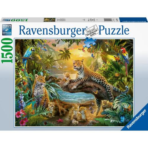 Ravensburger Puzzle 17435 Leopardenfamilie im Dschungel - 1500 Teile Puzzle Erwachsene und Kinder ab 14 Jahren Erwachsene