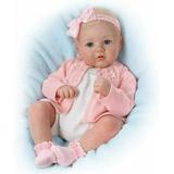 The Ashton - Drake Galleries Annika Perfect in Pink So Truly RealÂ® Lifelike Baby Girl Doll Weighted Fully Poseable with Soft RealTouchÂ® Vinyl Skin by Master Doll Artist Marissa May 18 -inches