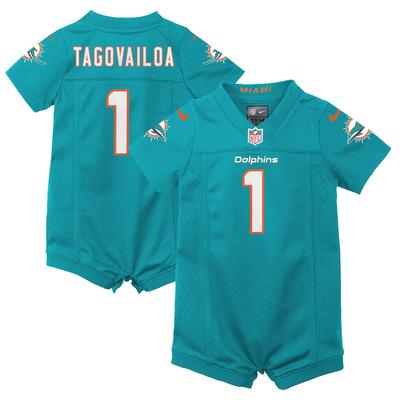 Miami Dolphins Nike Home Jersey Strampler – Aqua – Tua Tagovailoa – Neugeborene Image