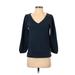 Ann Taylor LOFT Pullover Sweater: Blue Tops - Women's Size X-Small