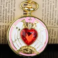 Montre de poche à Quartz personnalisée pour femmes collier avec pendentif thème de dessin animé