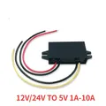 Convertisseur abati eur DC Sochi 24V à 12V DC 12V 24V à 5 V 3A-10A Buck à 5 Volts Alimentation