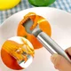 Éplucheur de fruits et légumes en acier inoxydable râpe à zeste d'orange et citron couteau à