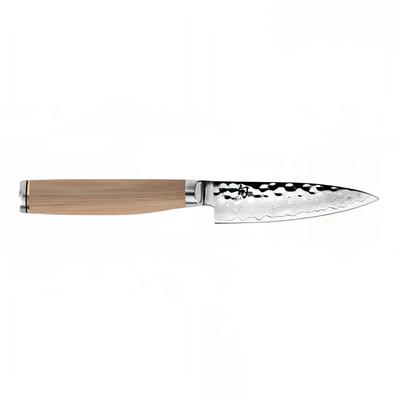 Shun 4" Paring Knife w/ Blonde Pakkawood Handle, Stainless Steel