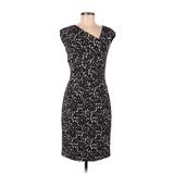 Michael Kors Collection Casual Dress - Sheath: Black Leopard Print Dresses - Women's Size 6