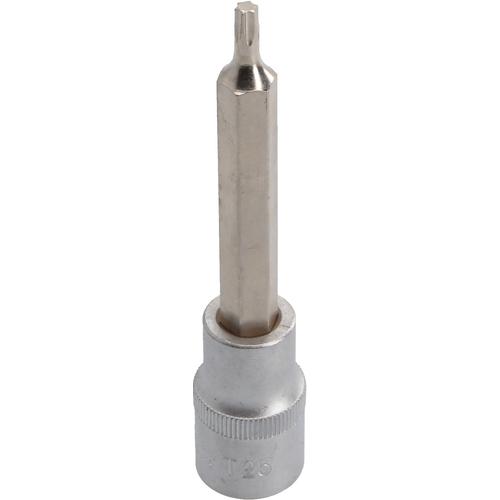 Brilliant Tools 1/2' Torx-Bit-Stecknuss, 100 mm lang, T45 Bit-Schraubendreher,Steckschlüsseleinsatz BT022985