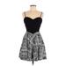 Emerald Sundae Casual Dress - A-Line Sweetheart Sleeveless: Black Dresses - Women's Size 9