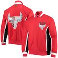 Chicago Bulls pour homme rouge Mitchell & Ness Hardwood Classics 75th Anniversary Warmup Full-Snap Jacket - Homme Taille: M