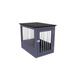 Tucker Murphy Pet™ 21"w Colorful Modern Manufacture Wood Pet Crate w/ Lockable Door Wood in Gray/Black | 24.5 H x 19.7 W x 30 D in | Wayfair