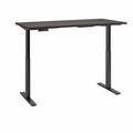 Bush Business Furniture Move 60 Series Height Adjustable Standing Desk Wood/Metal in Gray/Black | 47.68 H x 59.45 W x 29.37 D in | Wayfair