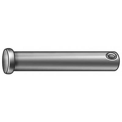 ZORO SELECT WWG-CLPZ-225 Standard Clevis Pin, 5/8 in Pin Dia, 3 in Shank Lg,