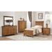 Coaster Furniture Brenner Rustic Honey 5-piece Panel Bedroom Set