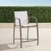 Newport Aluminum Counter Stool - Champagne Silver - Frontgate Resort Collection™