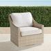 Ashby Swivel Lounge Chair with Cushions in Shell Finish - Gingko - Frontgate