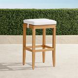 Westport Dining Replacement Cushions - Resort Stripe Leaf, Bar/Counter Stool, Individual Cushion - Frontgate