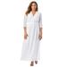 Plus Size Women's Stretch Lace Maxi Dress by Jessica London in White (Size 14 W)