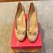 Kate Spade Shoes | Kate Spade Nude Patent Heels Size 8 | Color: Cream/Tan | Size: 8