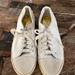 Michael Kors Shoes | Michael Kors Cotton Canvas And Suede Lace Up Ladies Shoes Size 8 1/2 Barely Worn | Color: Cream | Size: 8.5