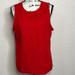 J. Crew Tops | 14- J. Crew Nwot Red Sleeveless Top Size Large. Cotton Blend. Pit To Pit 20” | Color: Red | Size: L