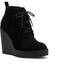 Jessica Simpson Shoes | Jessica Simpson Mesila Wedge Bootie New Black | Color: Black | Size: 10