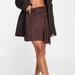 Free People Skirts | Free People Who’s That Mini Skirt | Color: Brown | Size: Various