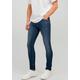 Skinny-fit-Jeans JACK & JONES "JJILIAM JJORIGINAL JOS 047 50SPS" Gr. 36, Länge 32, blau (blue denim) Herren Jeans Skinny-Jeans