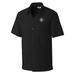 Men's Cutter & Buck Black San Diego State Aztecs Big Tall Solana Check Camp Button-Up Shirt