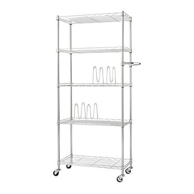 Trinity Basics 5-Tier Rolling Pantry Rack