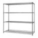 Trinity PRO Black 4-Tier Steel Wire Garage Storage Shelving Unit