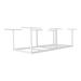 SafeRacks 4'x8' Overhead Storage Rack Frame Kit 18" to 33" Drop - White