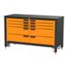 Swivel Storage Solutions 10-Drawer 60-Inch Rolling Workbench