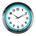 Neonetics 15-Inch Standard Teal Neon Clock