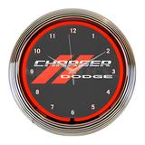 Neonetics 15-Inch Dodge Charger Red Neon Clock