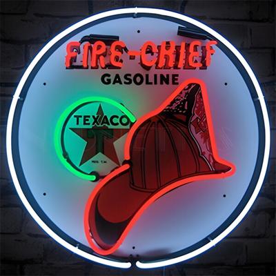 Neonetics Texaco Fire Chief 24-Inch Neon Sign