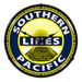 Collectable Sign & Clock Southern Pacific Lines Backlit Wall Clock