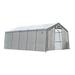 ShelterLogic 12x20 Heavy Duty Translucent Greenhouse with Arch Style 1-5/8" Frame