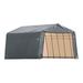 ShelterLogic 12x24x8 ShelterCoat Peak Style Shelter (Gray Cover)