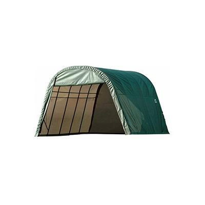 ShelterLogic 13x28x10 ShelterCoat Round Style Shelter (Green Cover)
