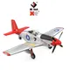 WLtoys-Avion XK A280 RC avec Projecteur LED Simulateur de html P51 2.4G Mode 3D6G Jouets d'Avion