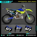 Kit de décalcomanies de plongée d'équipe personnalisées Queen X autocollant pour Husqvarna 2014-15